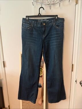 American Eagle Outfitters Dark Blue Flared Jeans